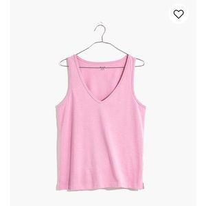 Madewell Tomboy V neck tank